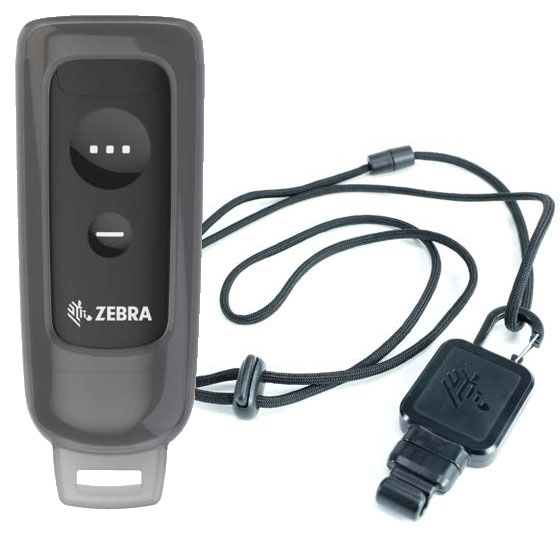Zebra LNYD-000060W-04 CS60 Protector w/ Lanyard - Clear White