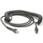 Zebra CBA-U32-C09ZAR 9ft Shielded USB A Coiled Cable