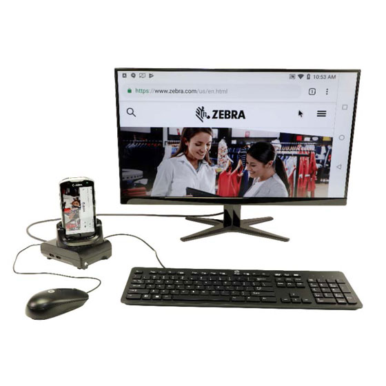 Zebra CRD-TC5X-1SWS-01 TC5X Workstation Docking Cradle