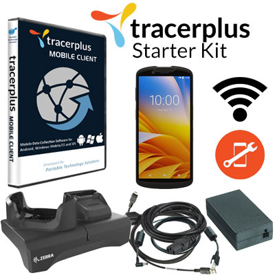 Zebra TC53 / TC58 Android Barcode Starter Kit w/ TracerPlus