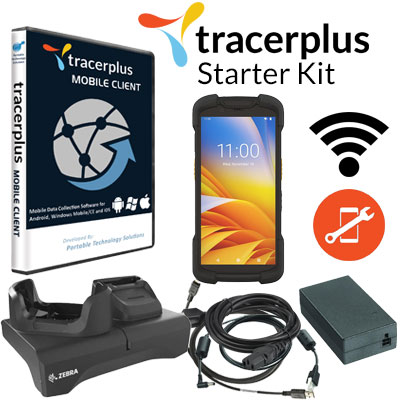 スマホ Zebra TC73 / TC78 Android Barcode Starter Kit w/ TracerPlus
