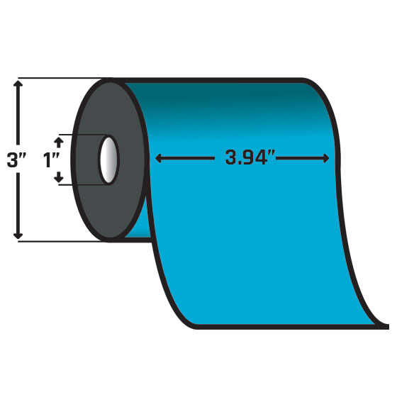Zebra 74778 3.94 in. x 984' Image Lock Resin Ribbon