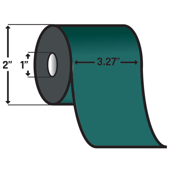 Zebra Performance Ribbon Zebra 05095BK08330 3.27 in. x 984' 5095 Performance Resin Ribbon