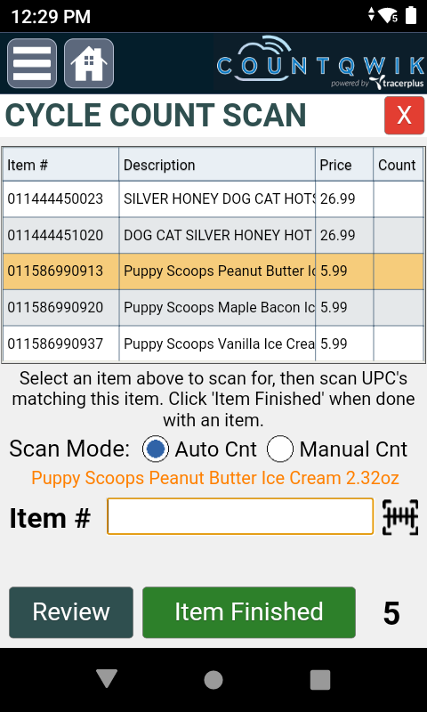 CountQwik Application
