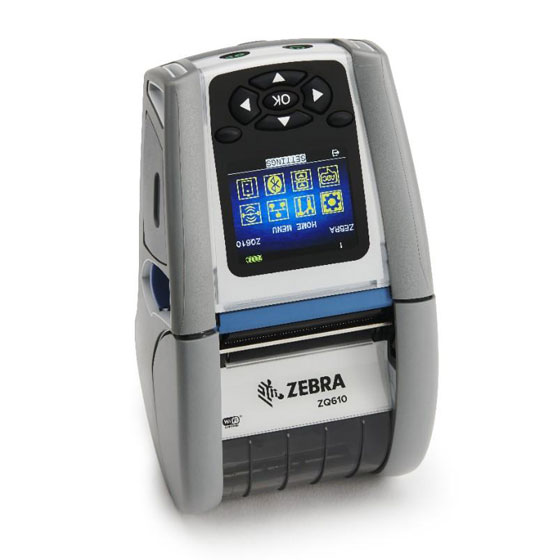 Zebra ZQ610 Mono Direct Thermal Bluetooth 203dpi Label Printer ZQ61-AUFA000-00 