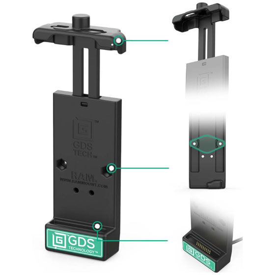 Zebra 3PTY-RAM-GDS-DOCK-V3CPAU Vehicle Dock for Handheld Devices