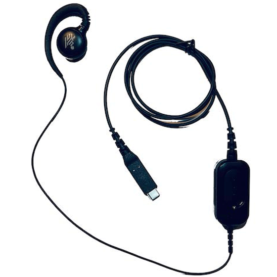 Zebra HDST-USBC-PTT1-01 USB-C Wired Headset for PTT + VOIP