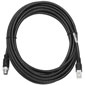 Zebra CBL-ENT00301-M1200 M12 to RJ45 Standard Ethernet Cable, 10ft