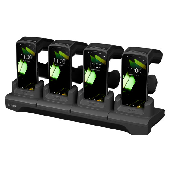 Zebra CRD-TC2R-BS4CG-01 TC22R 4 Slot Charge Only Cradle
