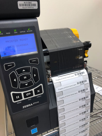 Zebra ZT410R TAA Silverline UHF Industrial RFID Tag Printer